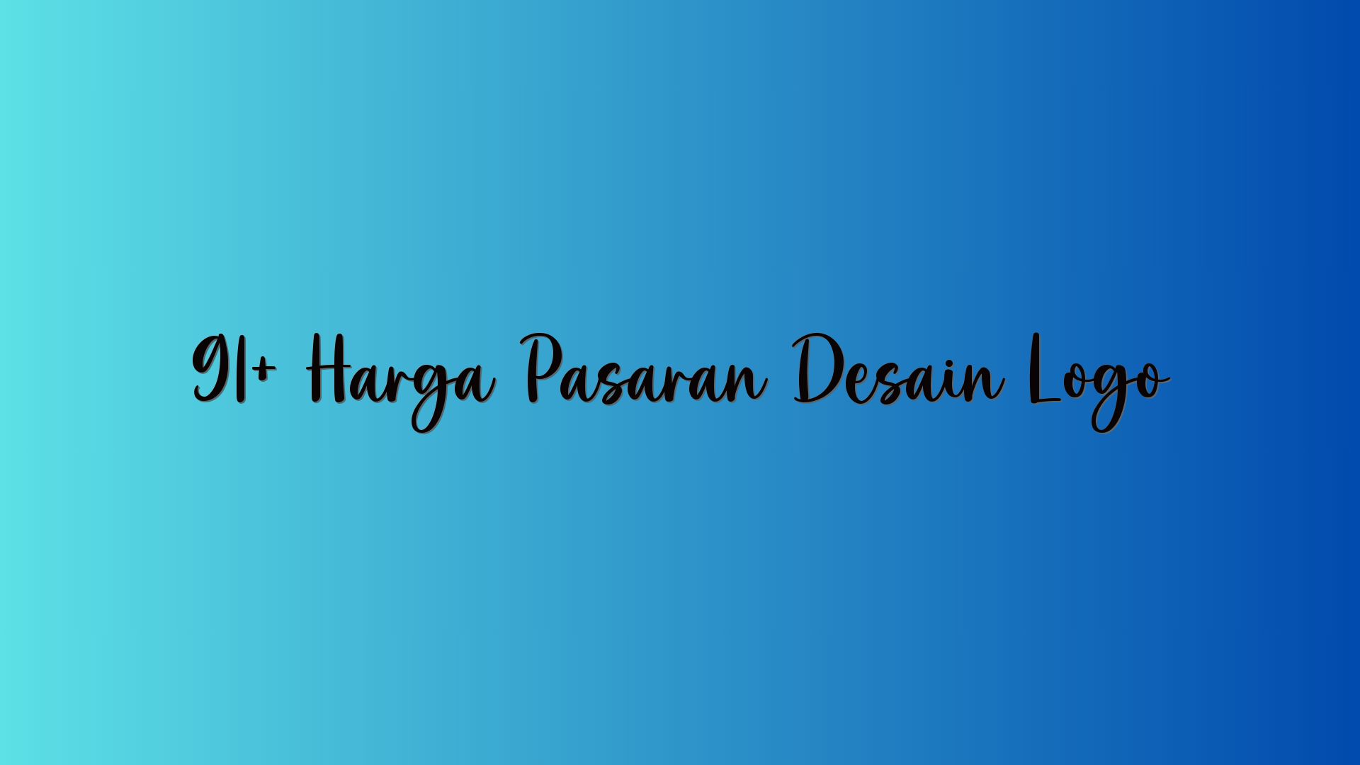 91+ Harga Pasaran Desain Logo