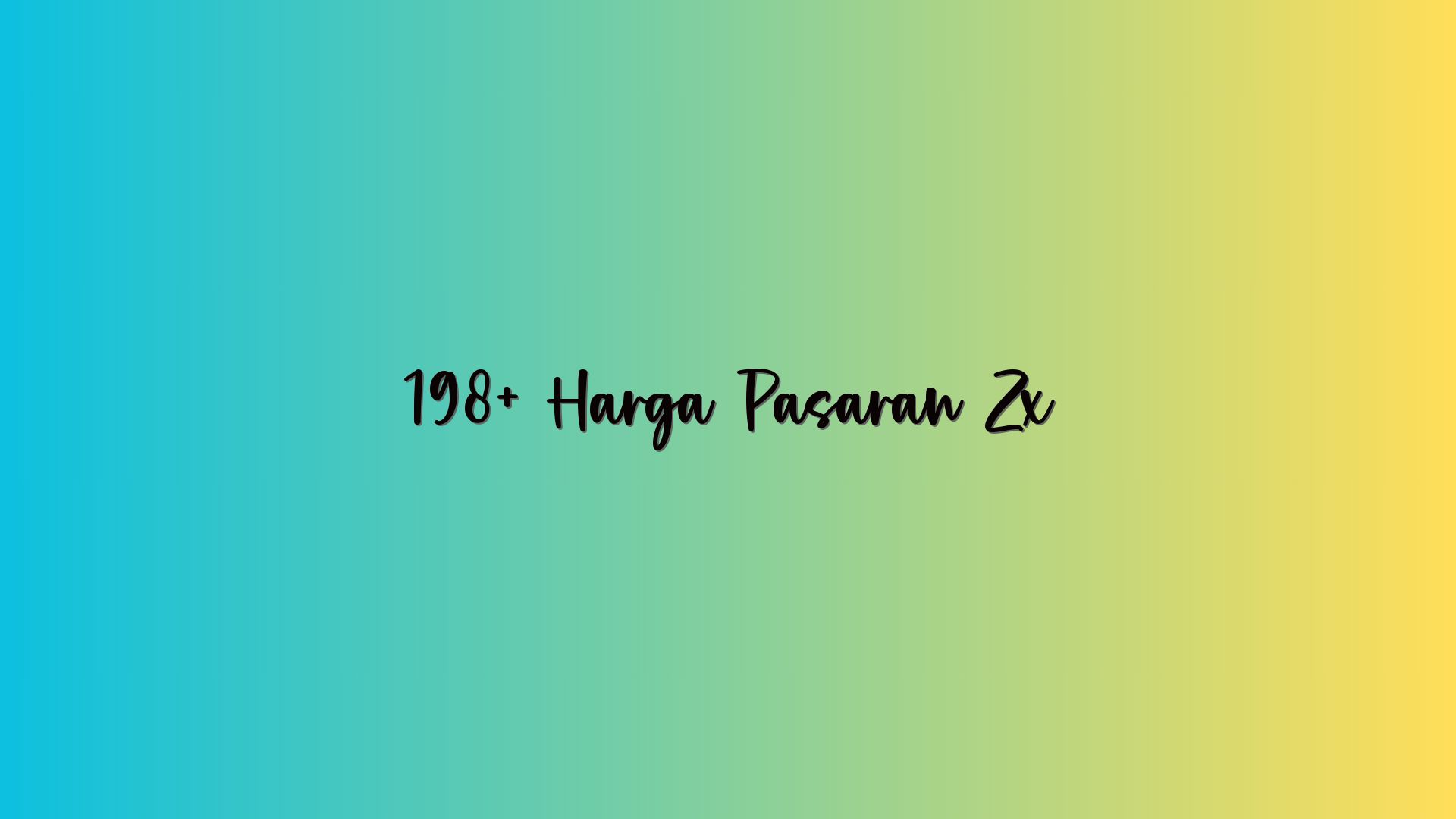 198+ Harga Pasaran Zx