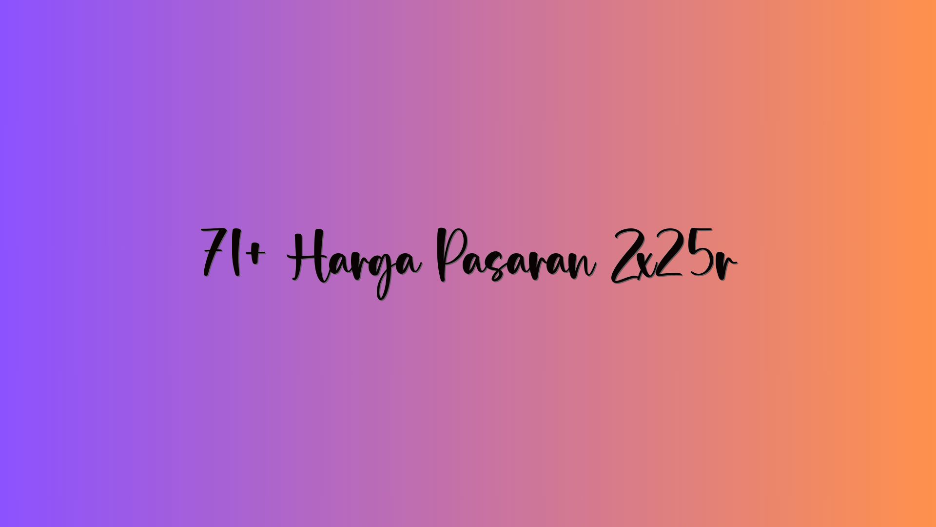 71+ Harga Pasaran Zx25r
